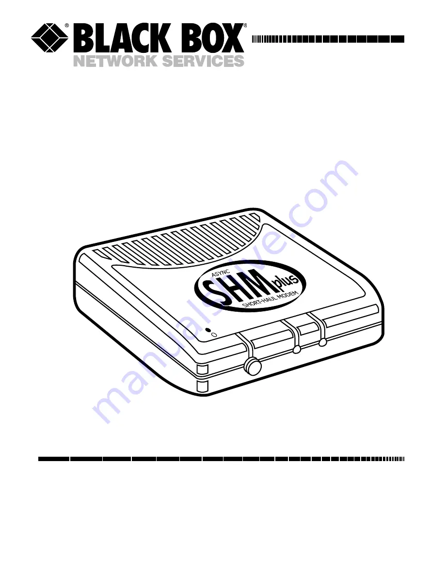 Black Box ME800A Plus Instruction Manual Download Page 1