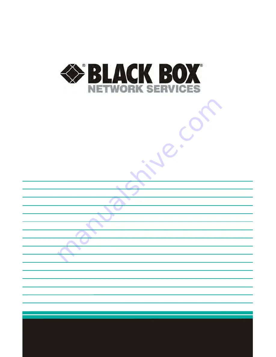 Black Box ServSwitch ACU3201A User Manual Download Page 58