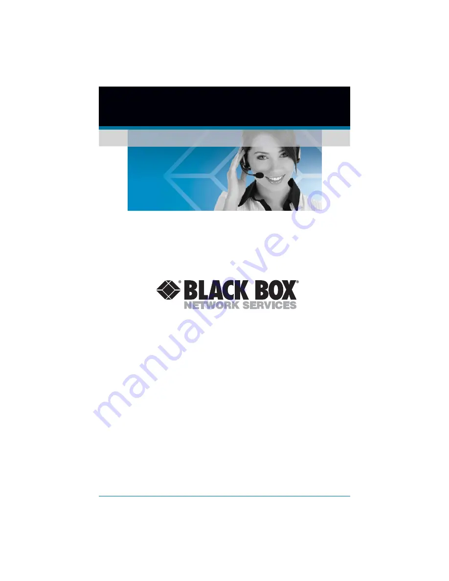 Black Box TS250A Manual Download Page 64