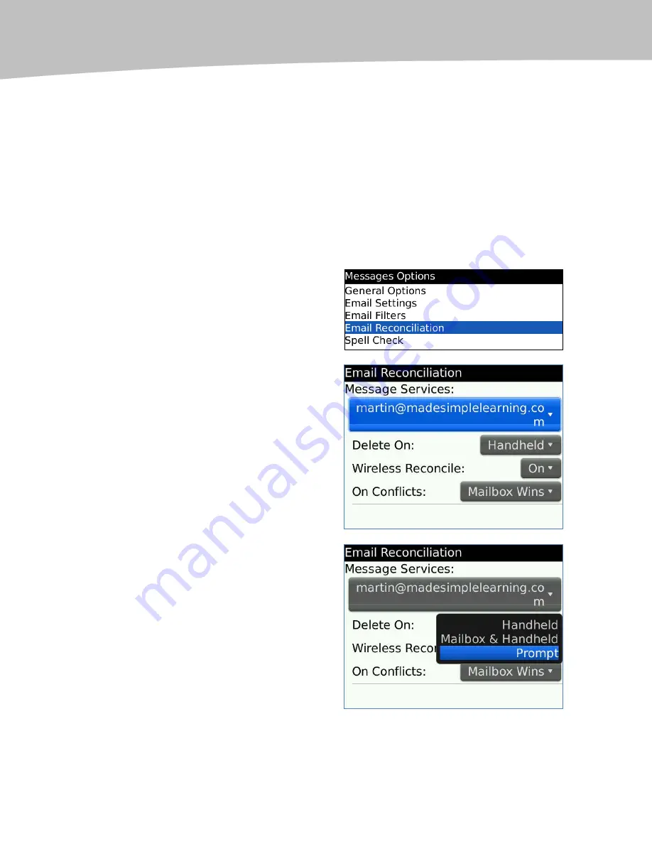 Blackberry Bold 9650 Series Manual Download Page 285