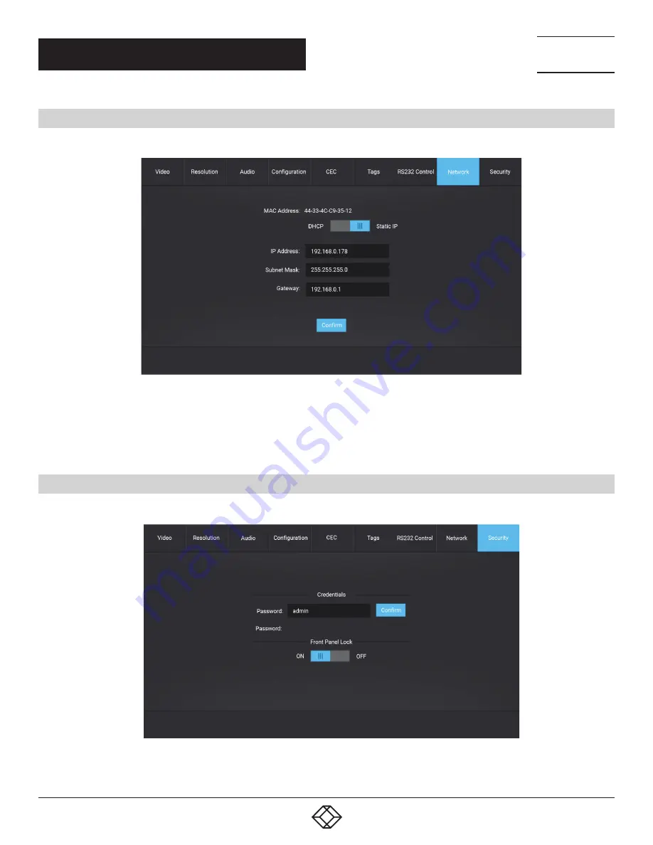 Blackbox AVSC-HDMI2-8X2 User Manual Download Page 25