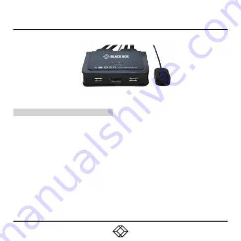 Blackbox KV62-CBL Quick Start Manual Download Page 2