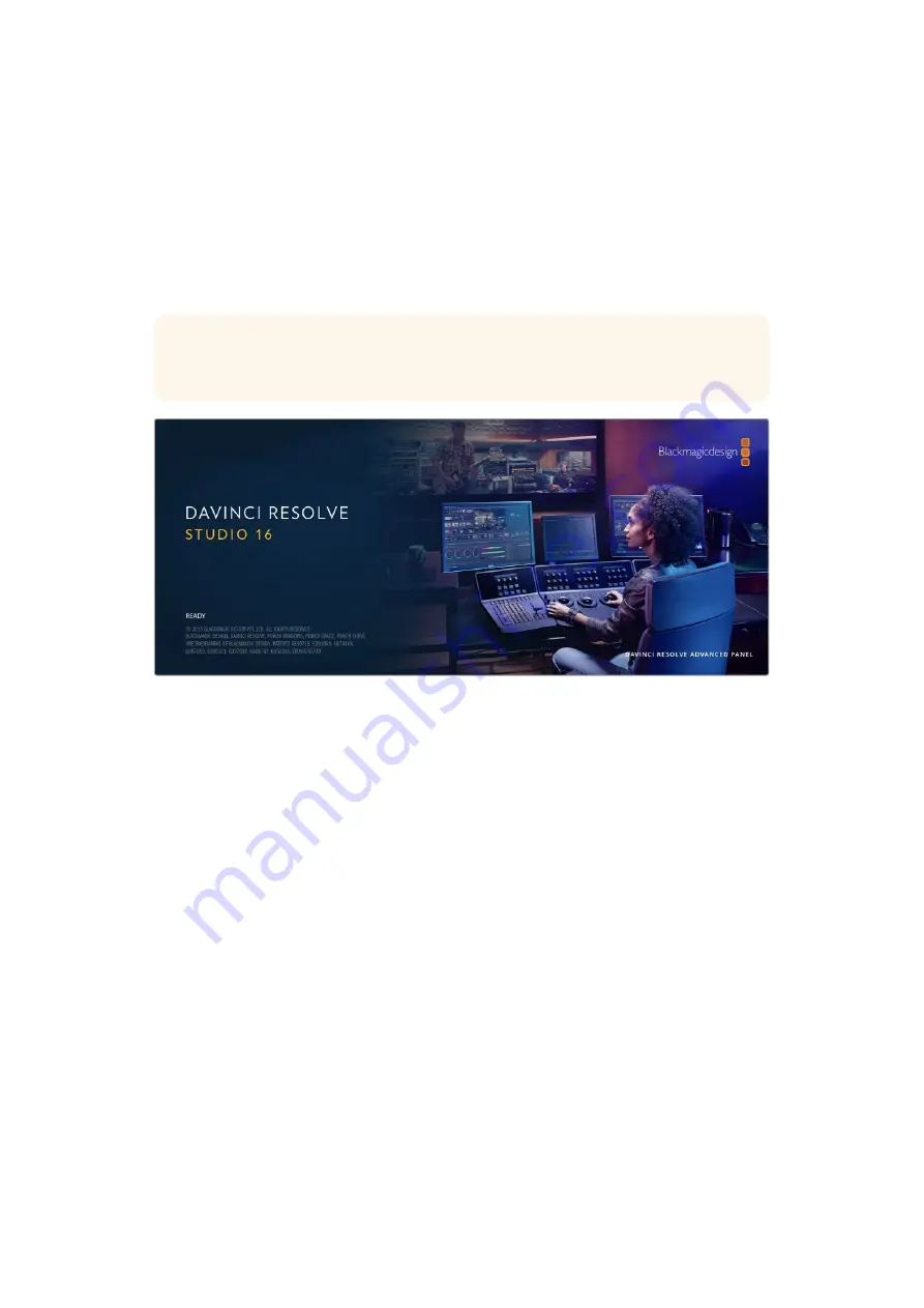 Blackmagicdesign cintel Installation And Operation Manual Download Page 59