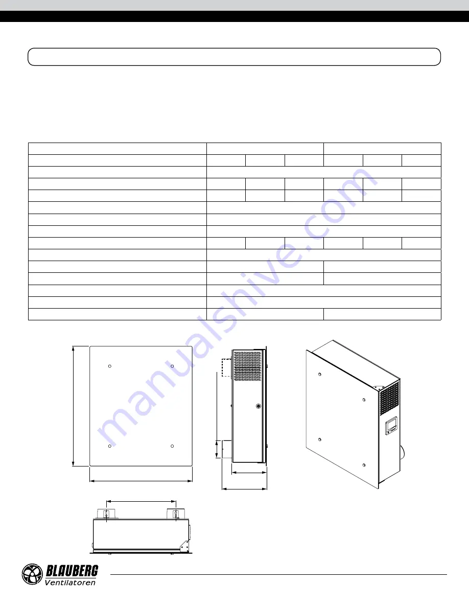 BLAUBERG Freshbox 100 User Manual Download Page 5