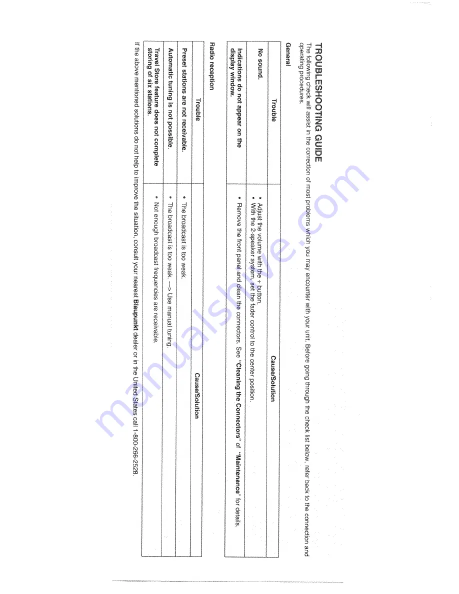 Blaupunkt ACS 2500 Owner'S Record Download Page 8