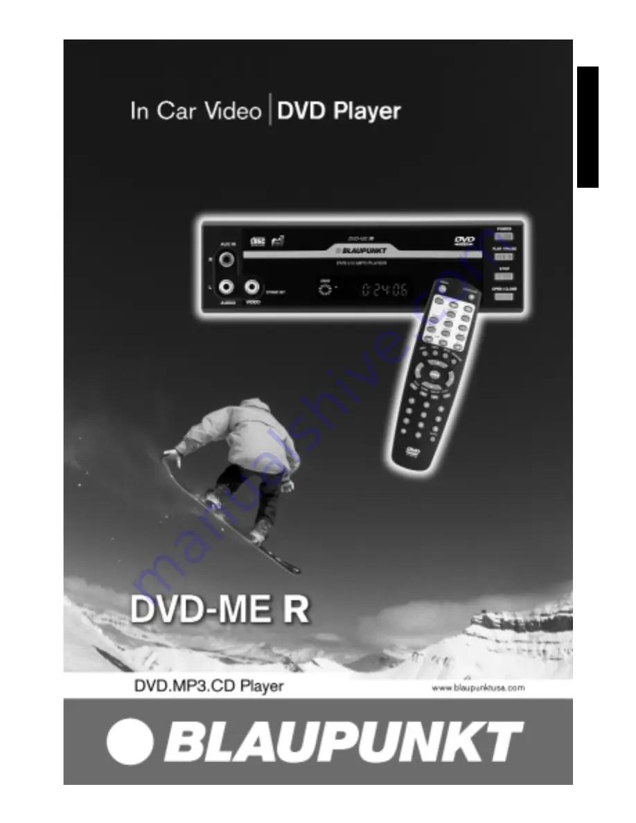 Blaupunkt DVD-ME R Скачать руководство пользователя страница 1