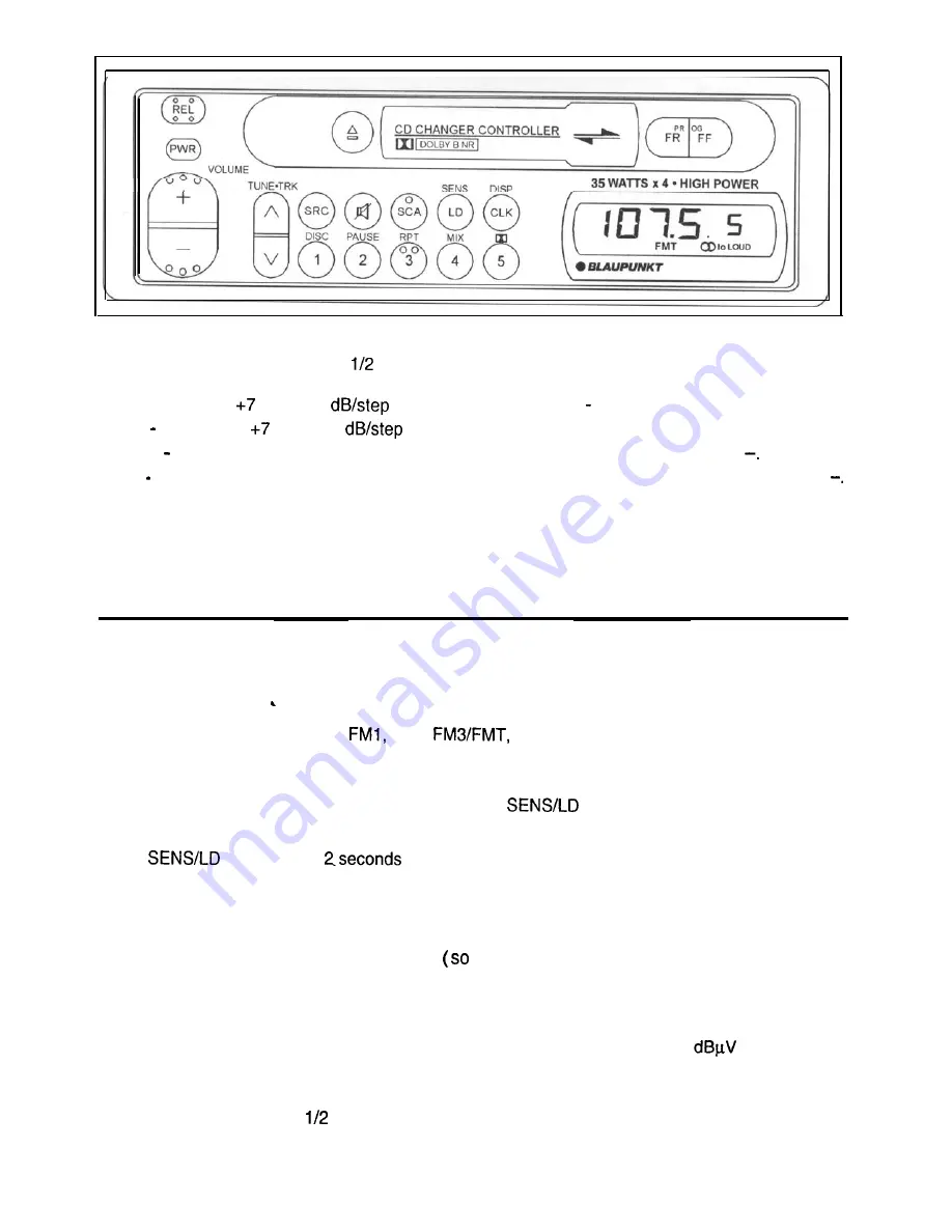 Blaupunkt HANNOVER CR 67 User Manual Download Page 14