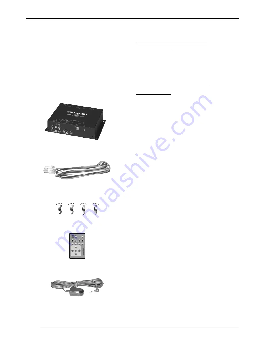 Blaupunkt IVSC-3302 Operating And Installation Manual Download Page 4