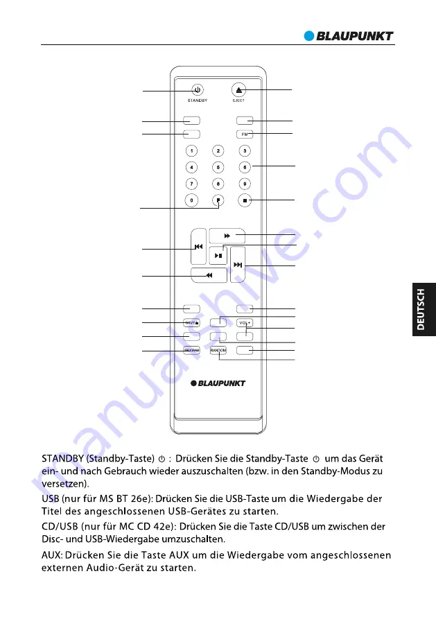 Blaupunkt MC CD 42e Скачать руководство пользователя страница 24