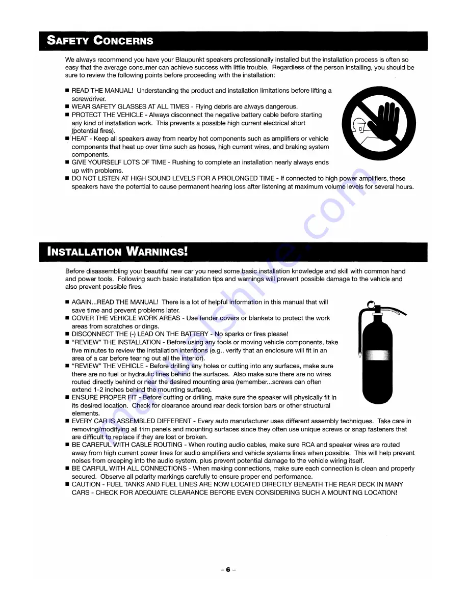 Blaupunkt Overdrive ODw1000 Manual Download Page 6