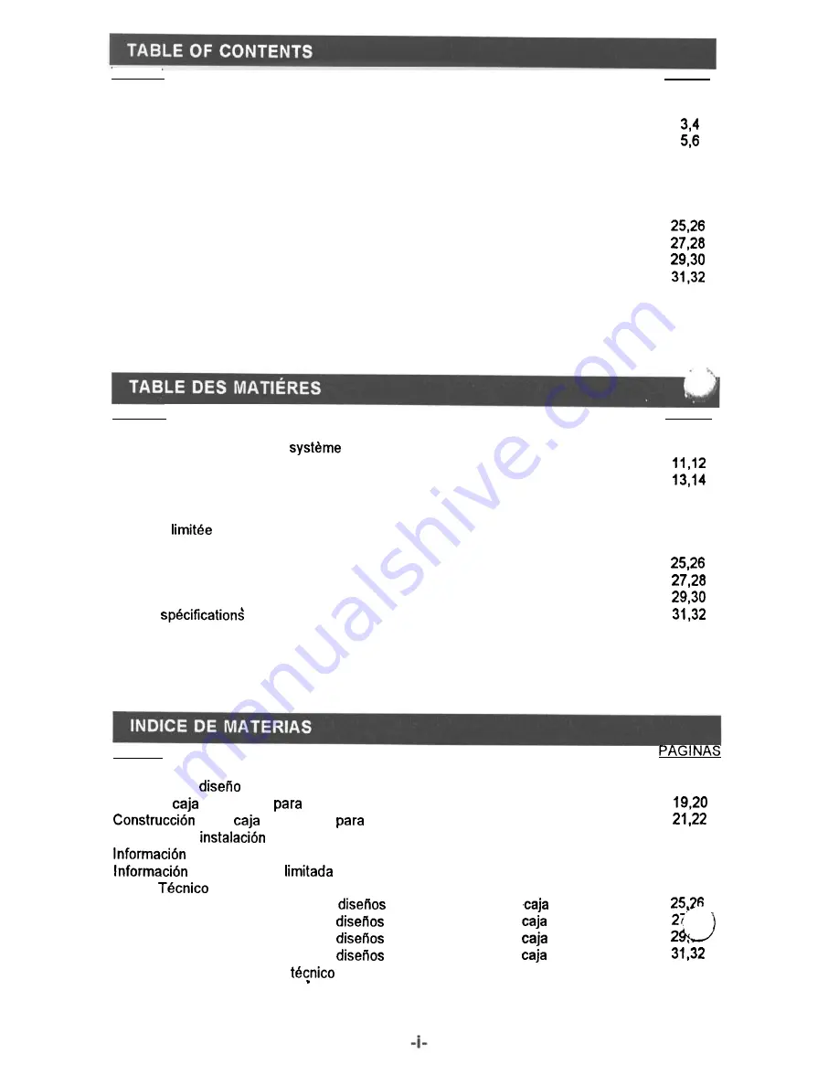 Blaupunkt PC10 Technical Manua Download Page 2