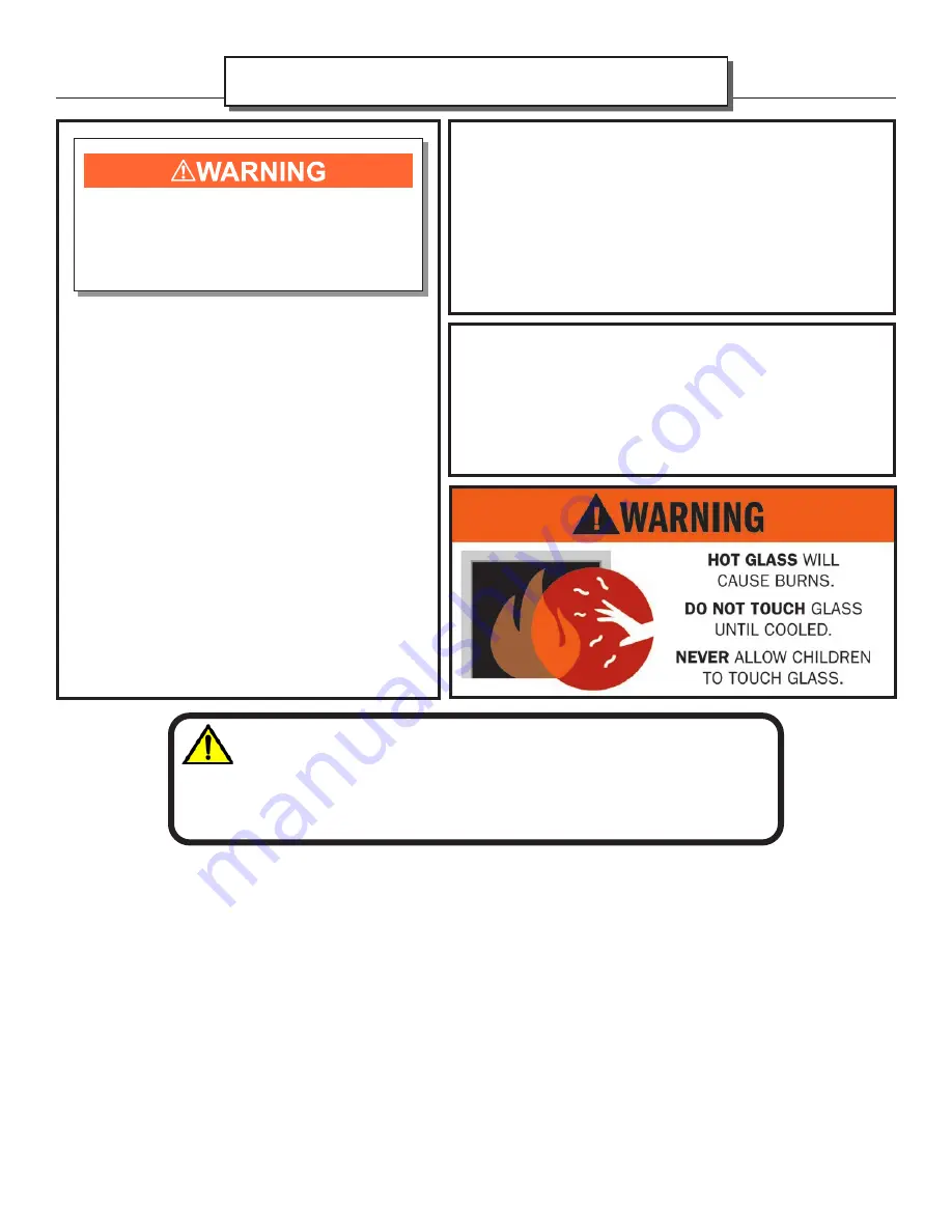 Blaze King CLARITY CL26.SP.1 Operation & Installation Manual Download Page 3