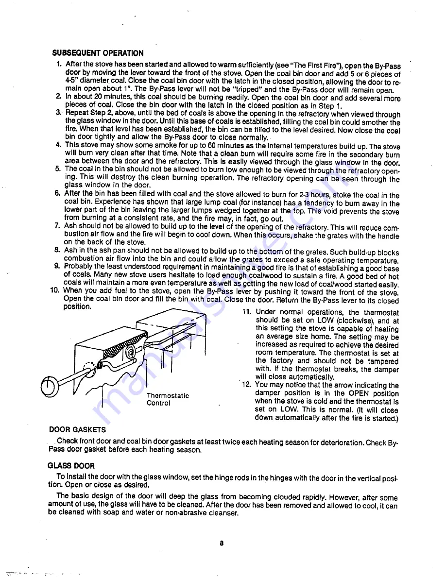 Blaze King KCJ-700 Owners Installation & Operating Instructions Download Page 9