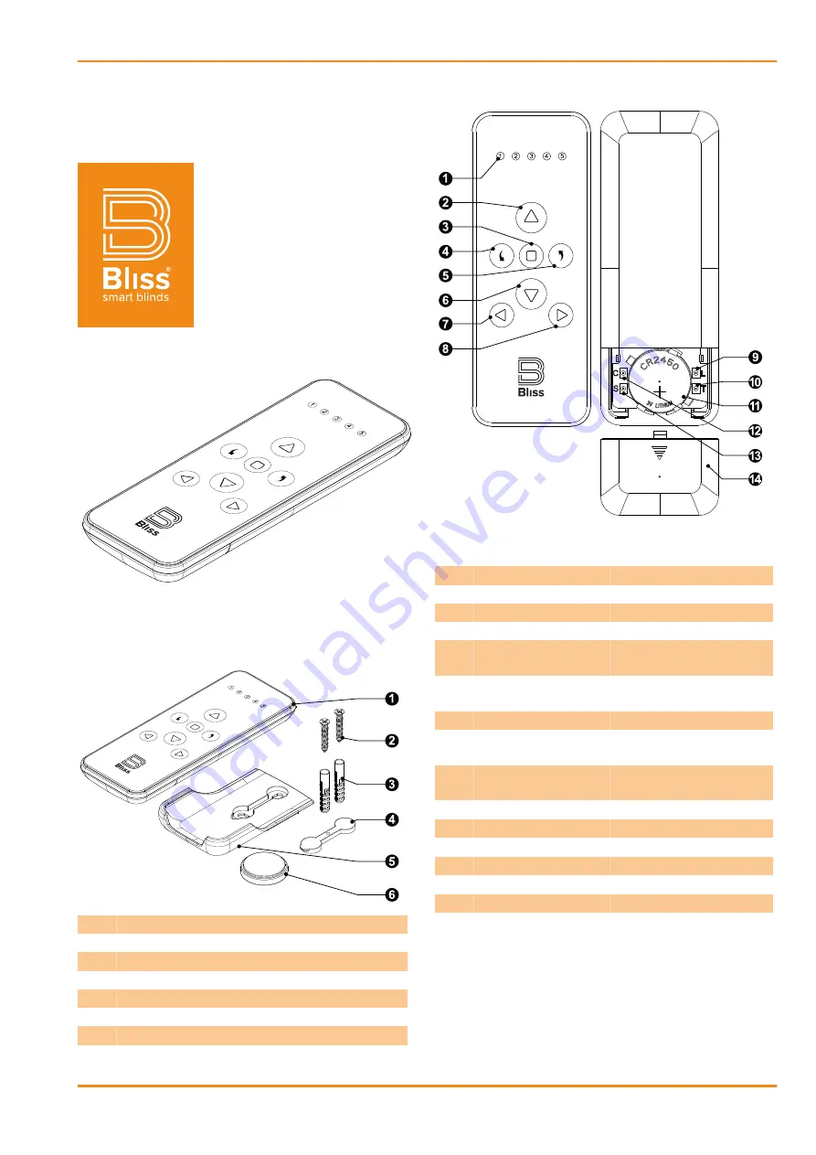 Bliss RW5 Скачать руководство пользователя страница 1