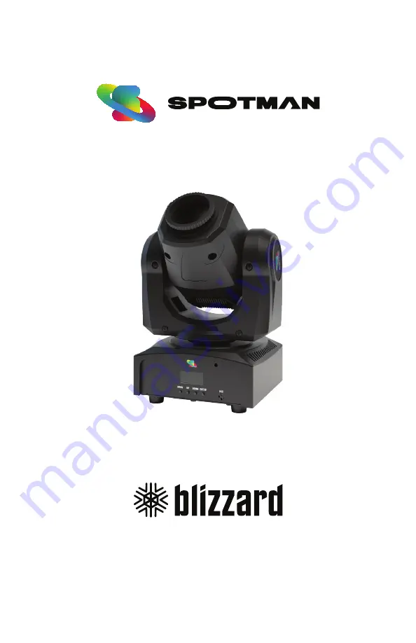 Blizzard Lighting SPOTMAN User Manual Download Page 1