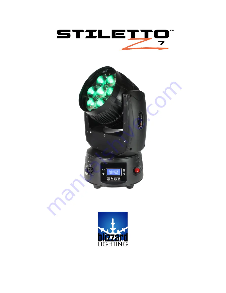 Blizzard Lighting Stiletto Z7 Owner'S Manual Download Page 1