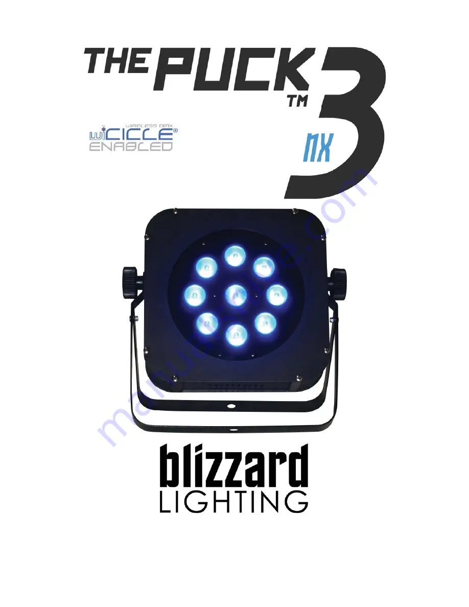 Blizzard Lighting The Puck 3NX Manual Download Page 1