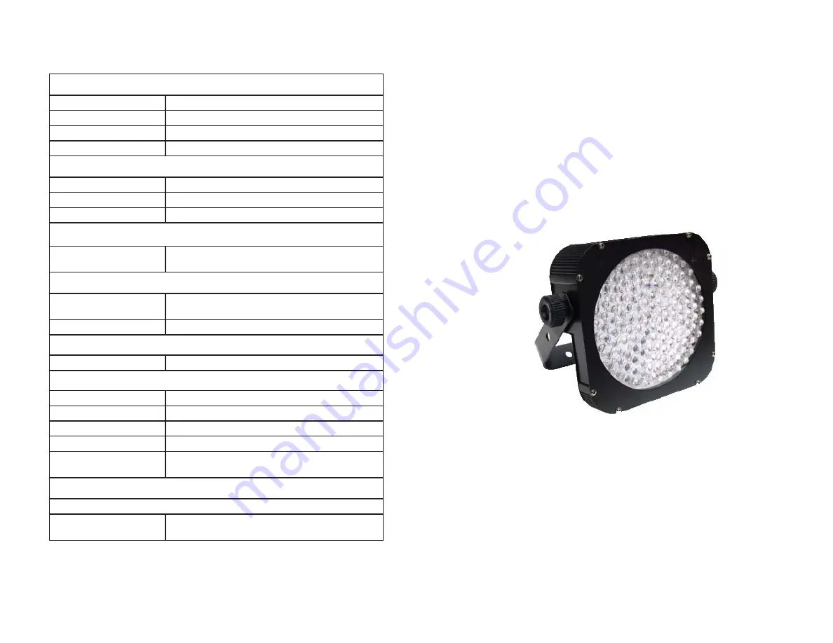 Blizzard Lighting THE PUCK RGBA LED PAR Can Скачать руководство пользователя страница 6