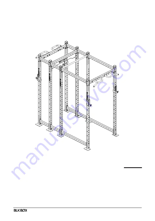 BLK BOX FULL-HALF COMBO RACK GOLIATH Скачать руководство пользователя страница 1