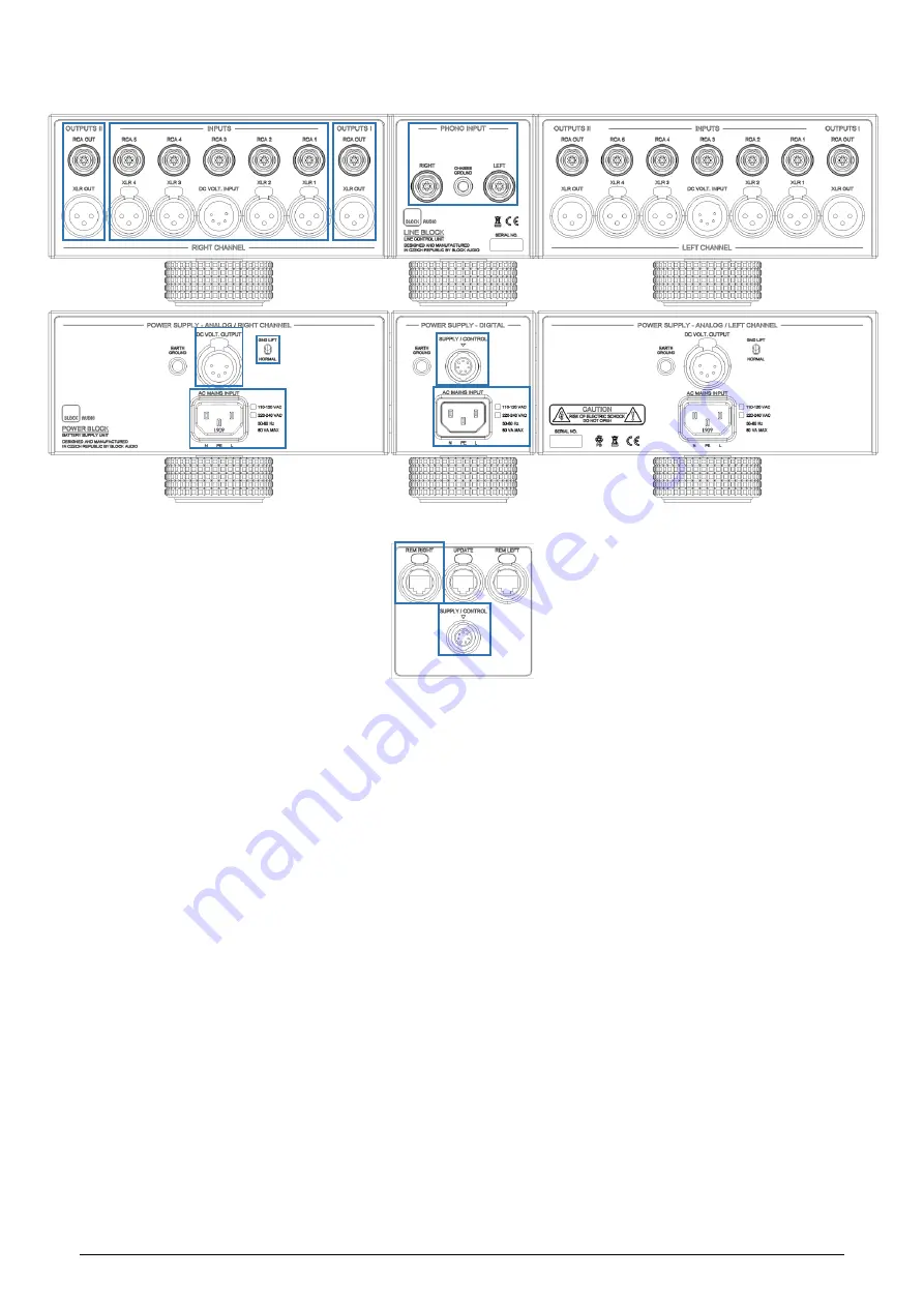 Block Audio Line & Power Block Owner'S Manual Download Page 8