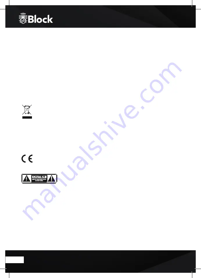 Block CVR-100+ MK III Manual Download Page 30