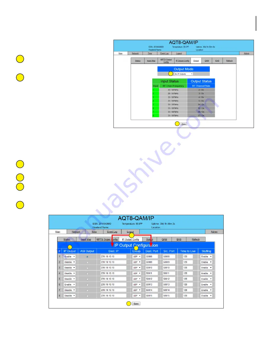 Blonder tongue AQT8-IP Скачать руководство пользователя страница 15