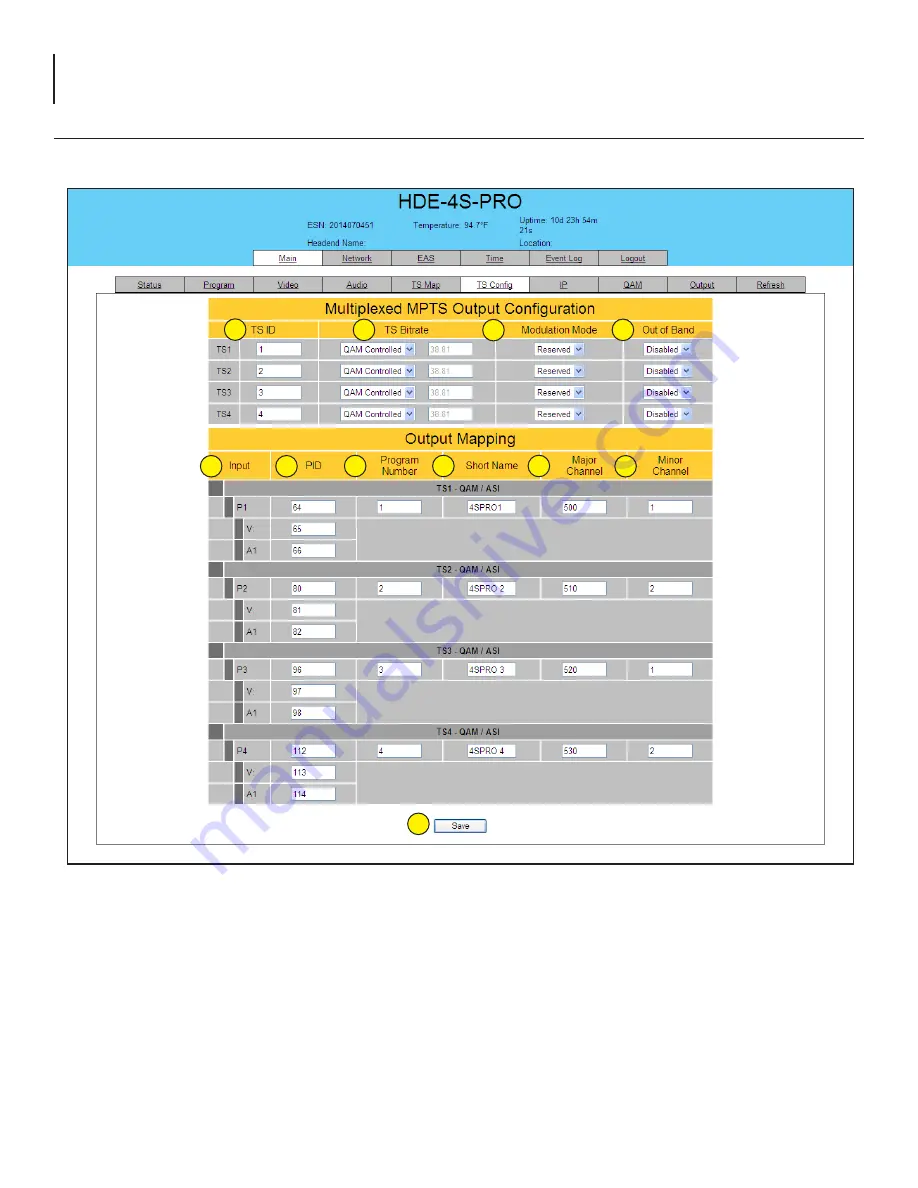 Blonder tongue HDE-4S-PRO User Manual Download Page 20