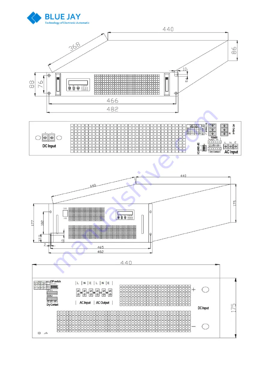 BLUE JAY OPT-R 110V Series User Manual Download Page 8