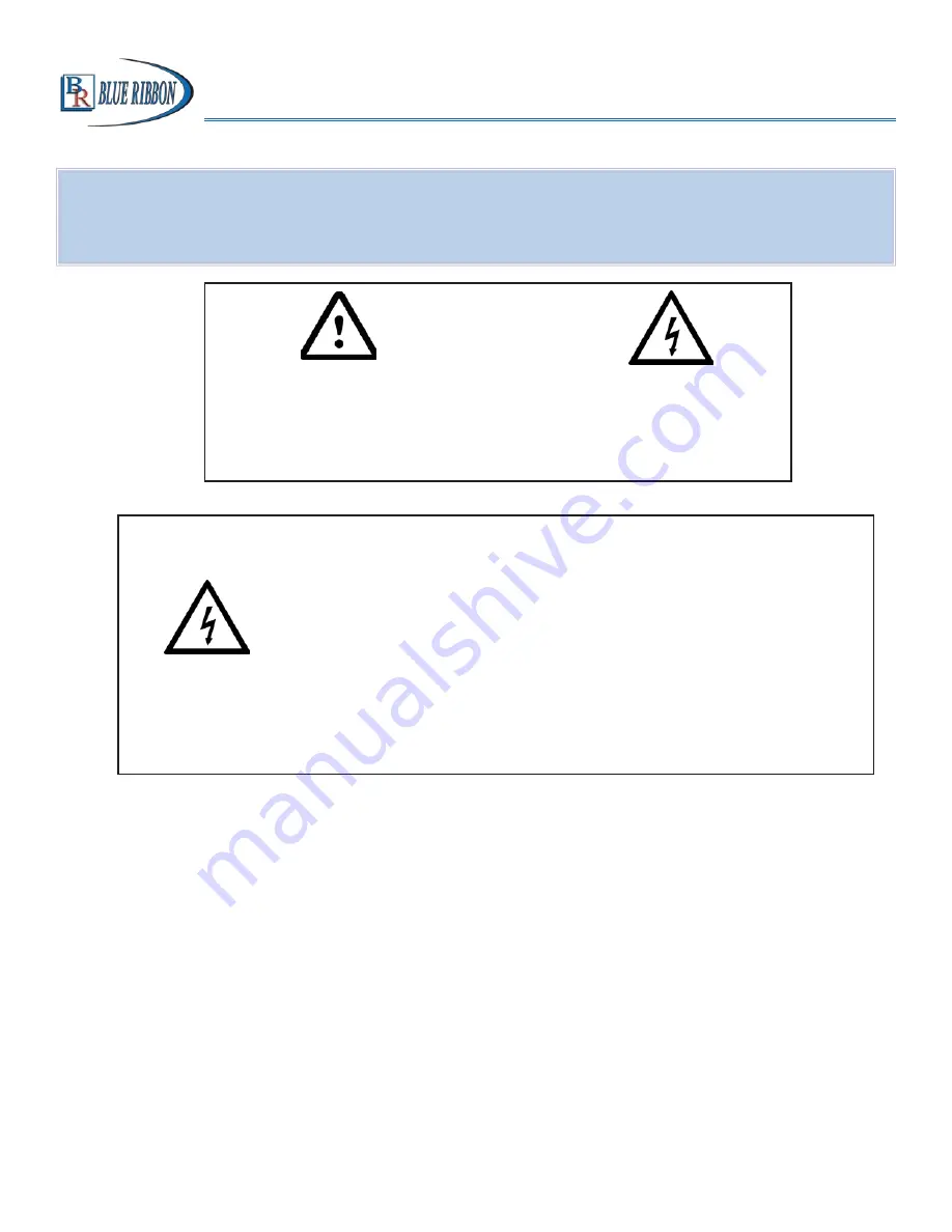 Blue Ribbon BD306 Instruction Manual Download Page 2