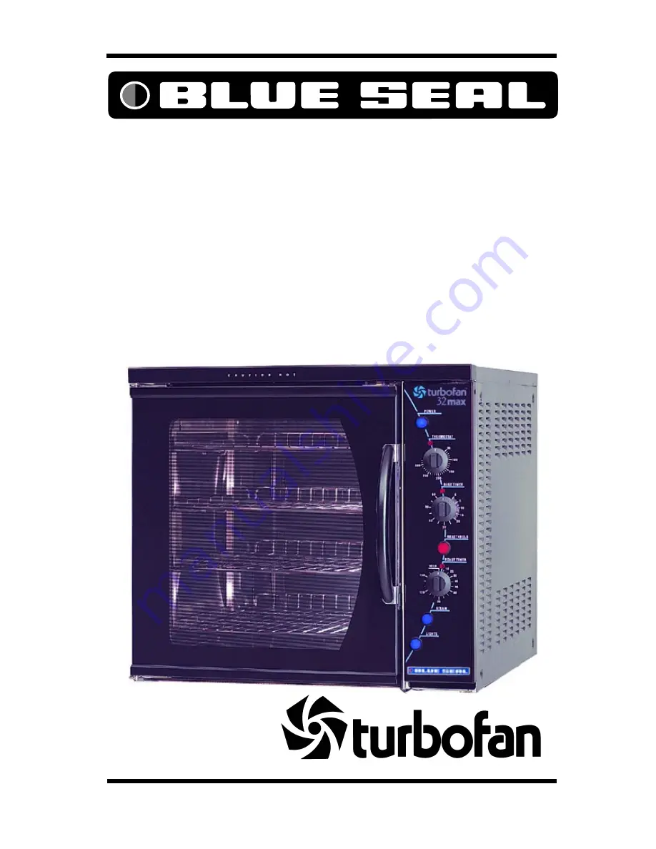 Blue Seal Turbofan E32M Service Manual Download Page 1