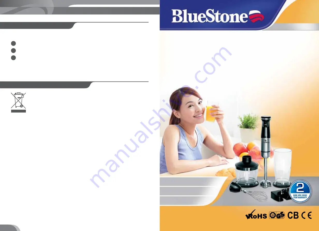 BLUE STONE BLB-5227 User Manual Download Page 7