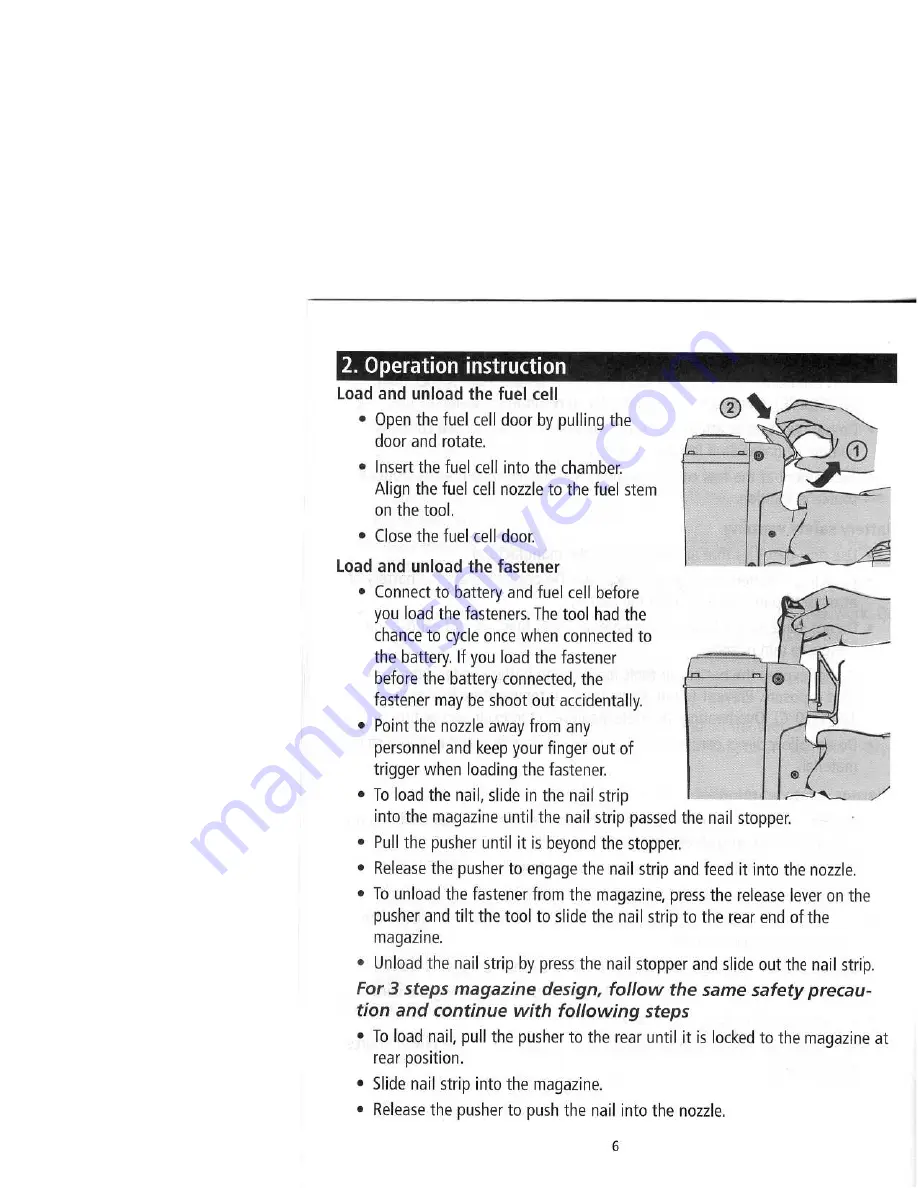 BluePoint Fasteners GT150 Owner'S Manual Download Page 6