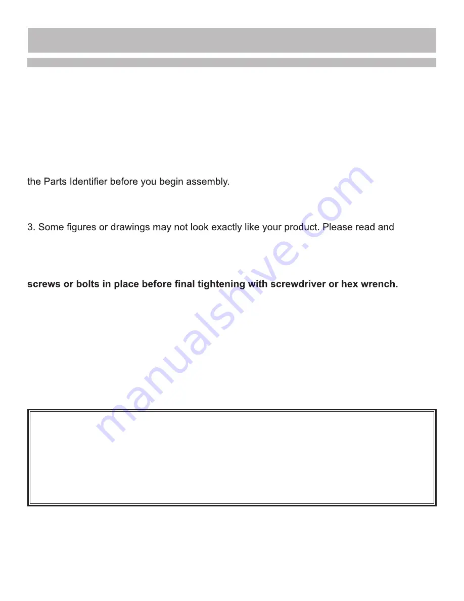 Bluewave NG2305P Assembly Instructions Manual Download Page 4