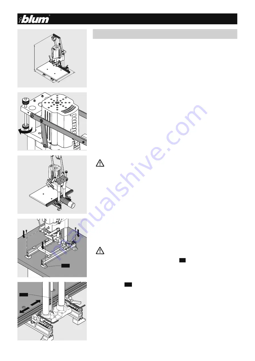 BLUM MINIPRESS M Manual Download Page 10