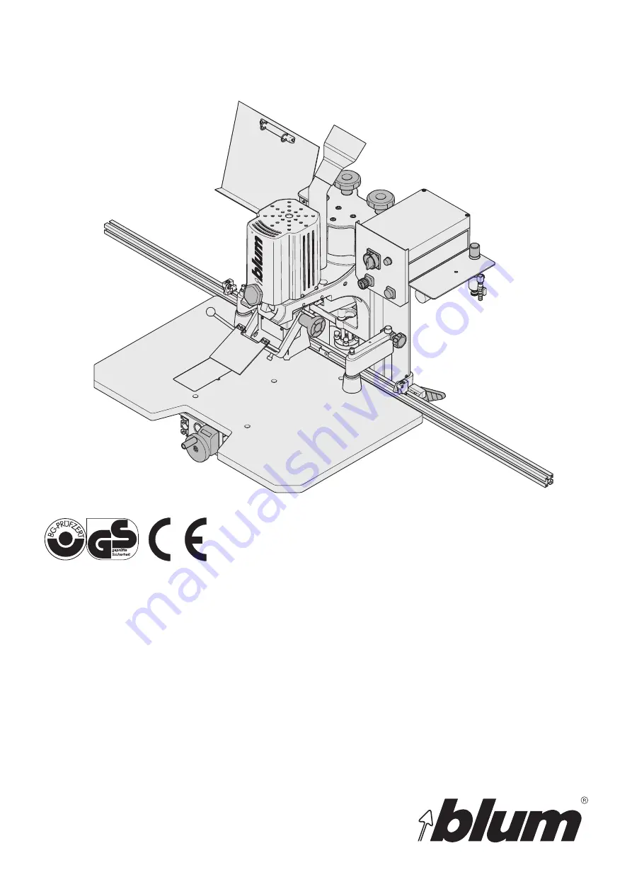 BLUM MINIPRESS PRO Скачать руководство пользователя страница 1