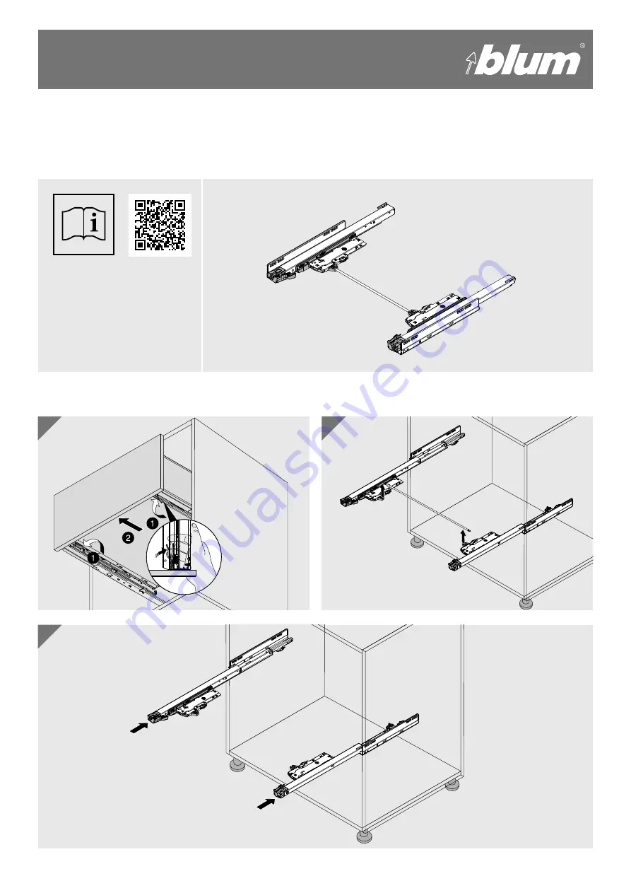 BLUM TIP-ON BLUMOTION Скачать руководство пользователя страница 1