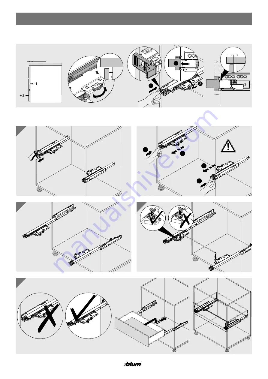 BLUM TIP-ON BLUMOTION Скачать руководство пользователя страница 2