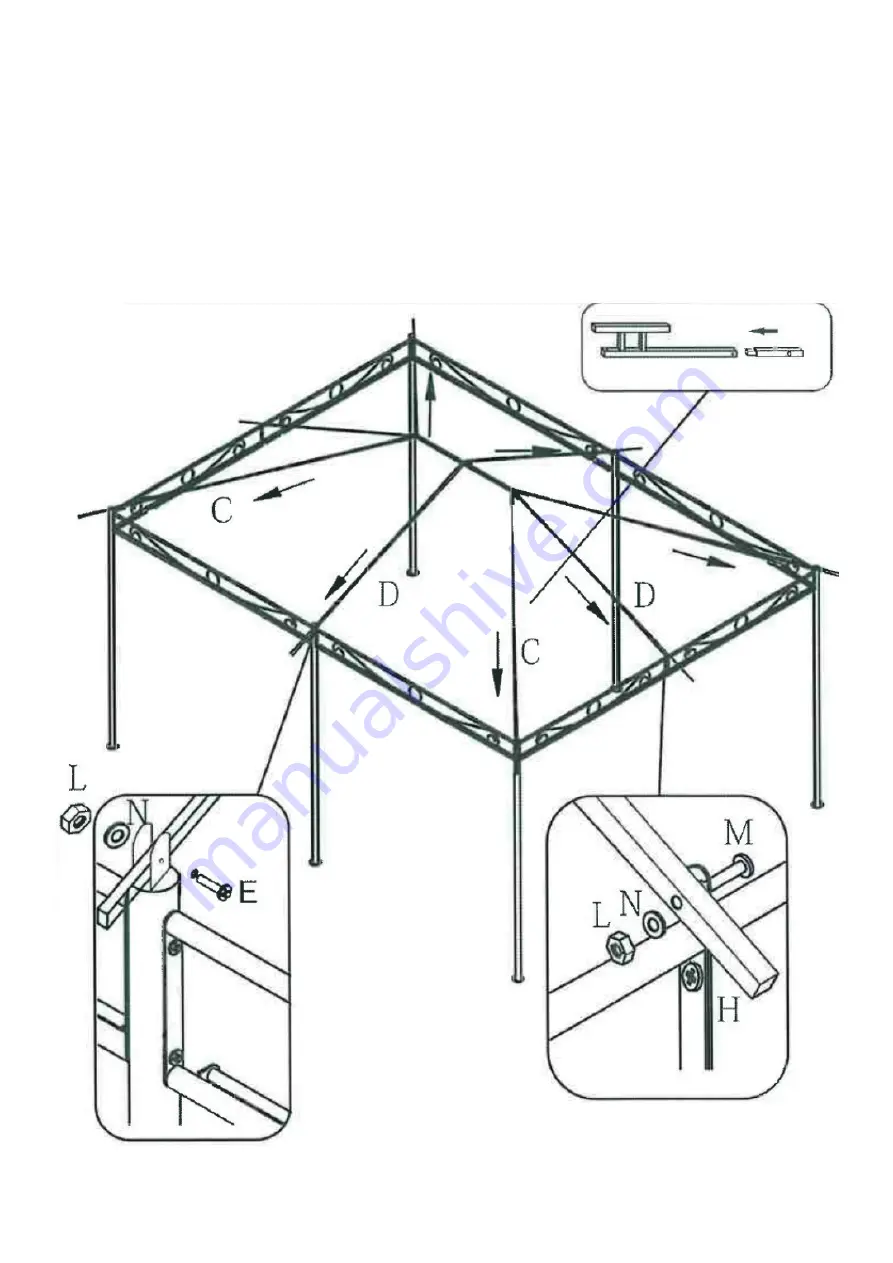 Blumfeldt PAVILLON Assembly Manual Download Page 17