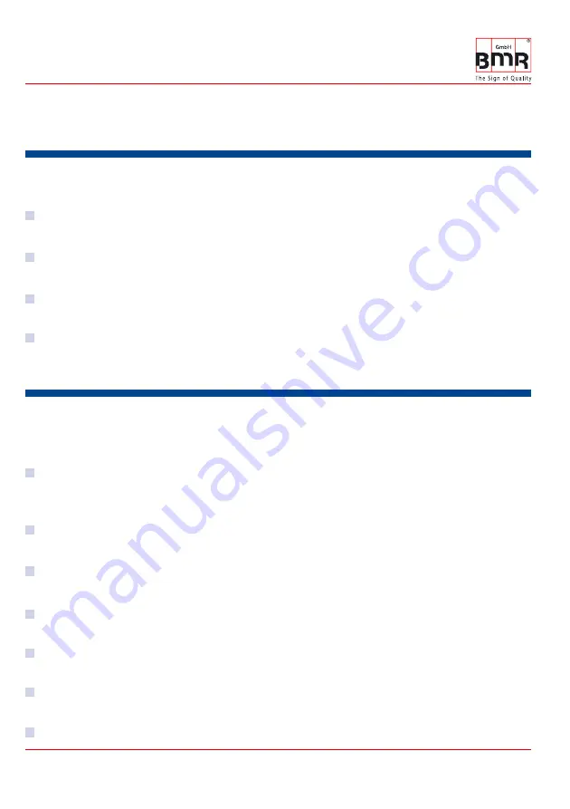 BMR Power Baby 1 Manual Download Page 13