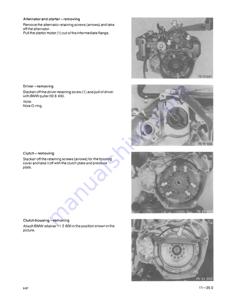 BMW K100 LT Repair Manual Download Page 85