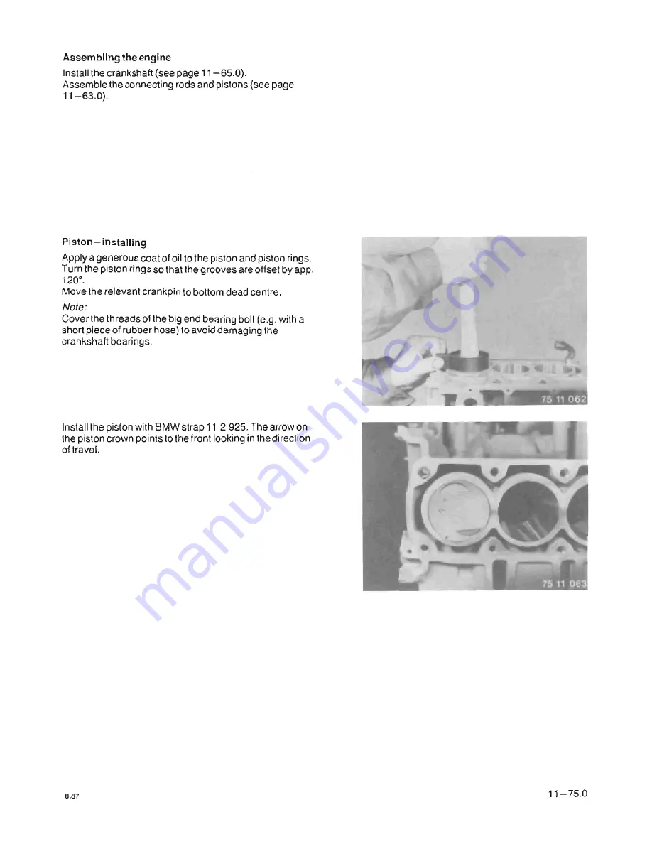 BMW K100 LT Repair Manual Download Page 122