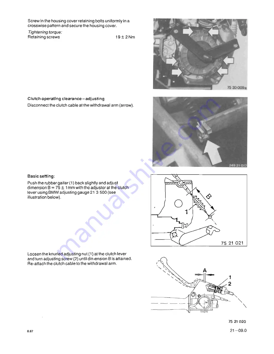 BMW K100 LT Repair Manual Download Page 213