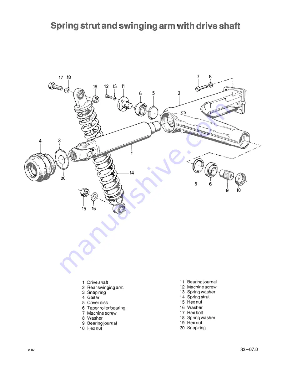 BMW K100 LT Repair Manual Download Page 303