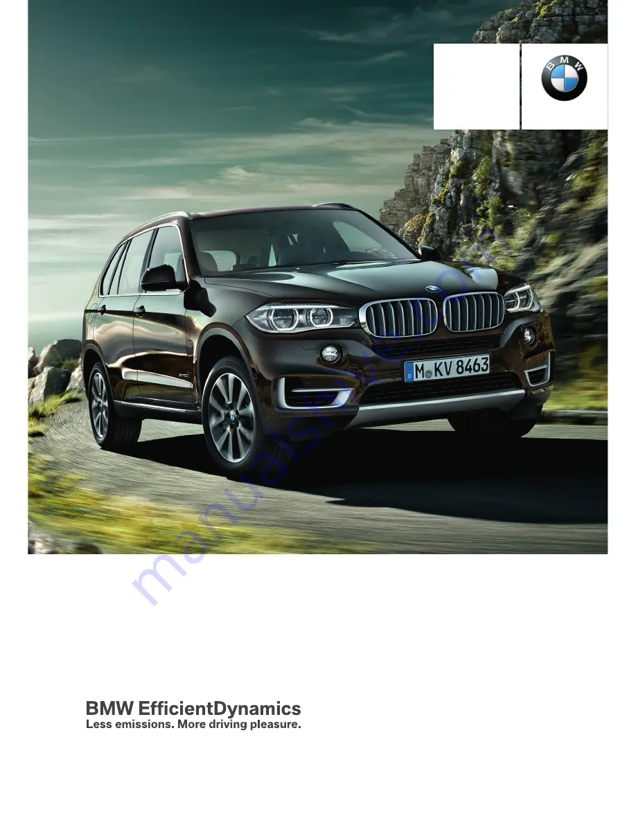 BMW X5 2013 Скачать руководство пользователя страница 1