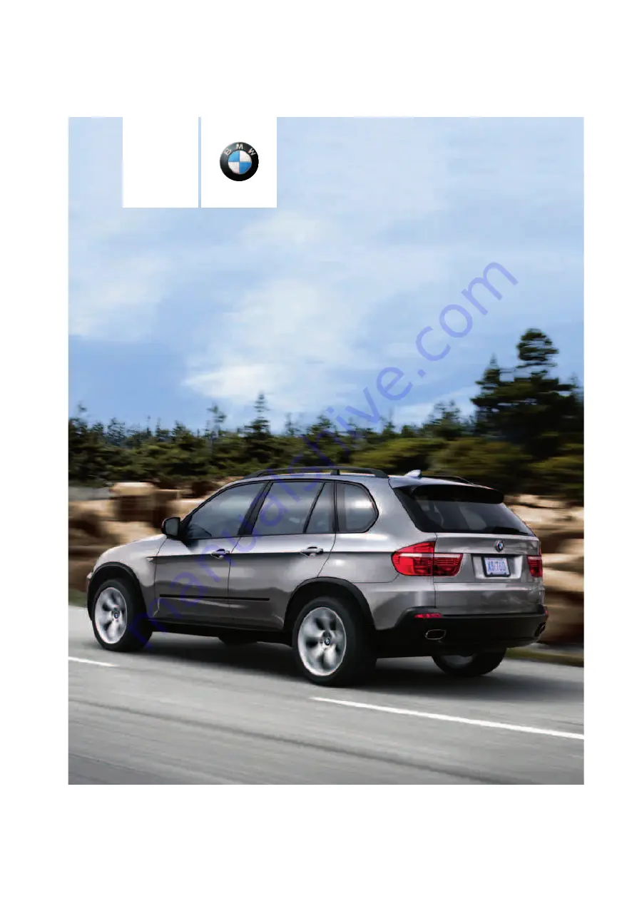 BMW X5 3.0si Owner'S Manual Download Page 1