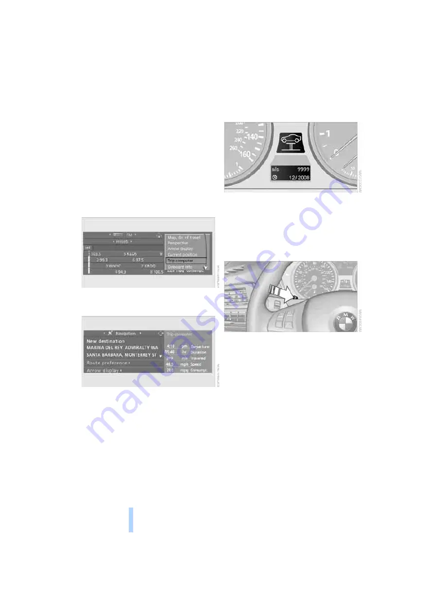 BMW X5 XDRIVE 30I - 2008 Owner'S Manual Download Page 84