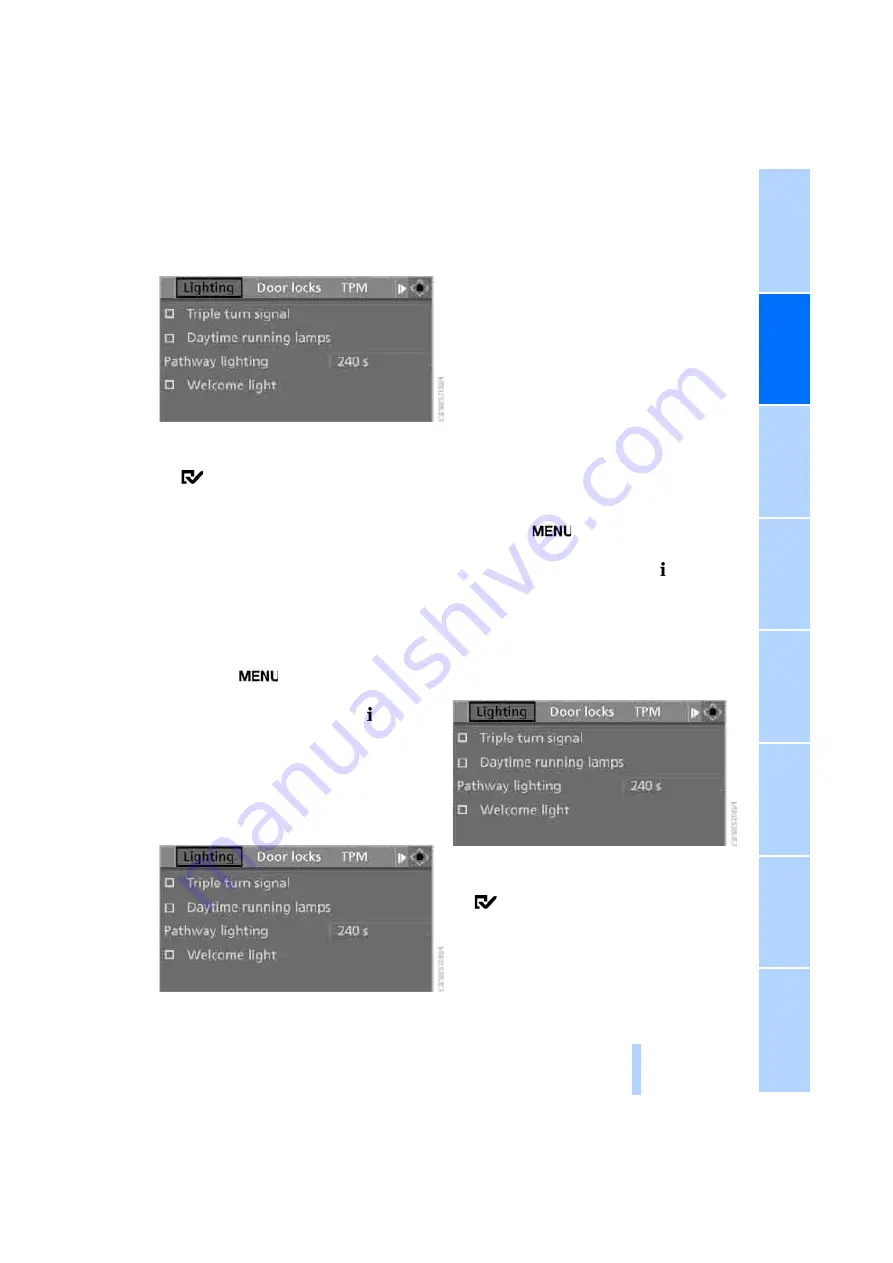 BMW X5 XDRIVE 30I - 2008 Owner'S Manual Download Page 113