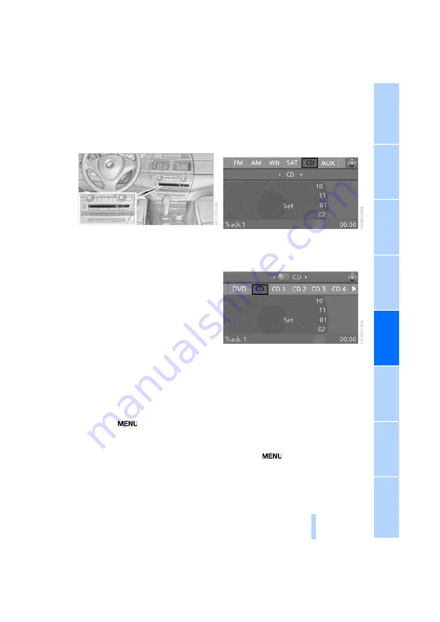 BMW X5 XDRIVE 30I - 2008 Owner'S Manual Download Page 189