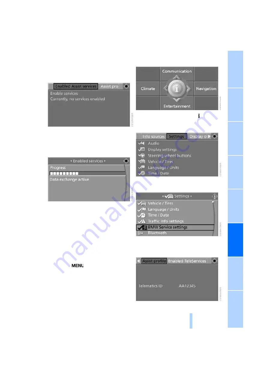 BMW X5 XDRIVE 30I - 2008 Owner'S Manual Download Page 243