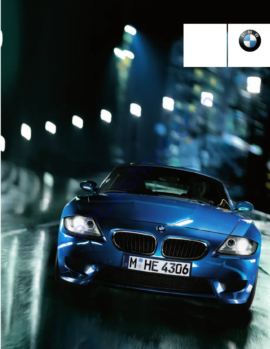 BMW Z4 M Roadster 2008 Скачать руководство пользователя страница 1